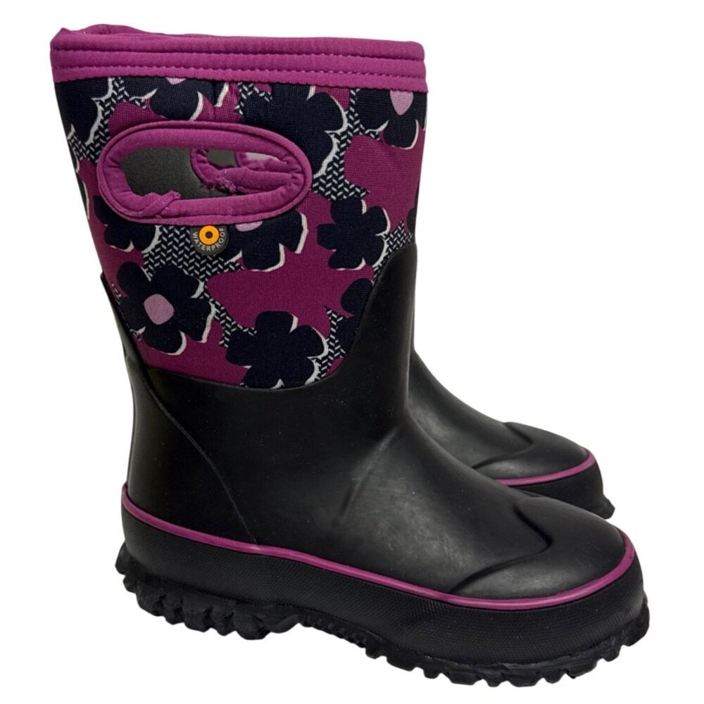 BOGS K Grasp C Petal Waterproof Boot Bloom Waterproof Max-Wick Infant Size 8